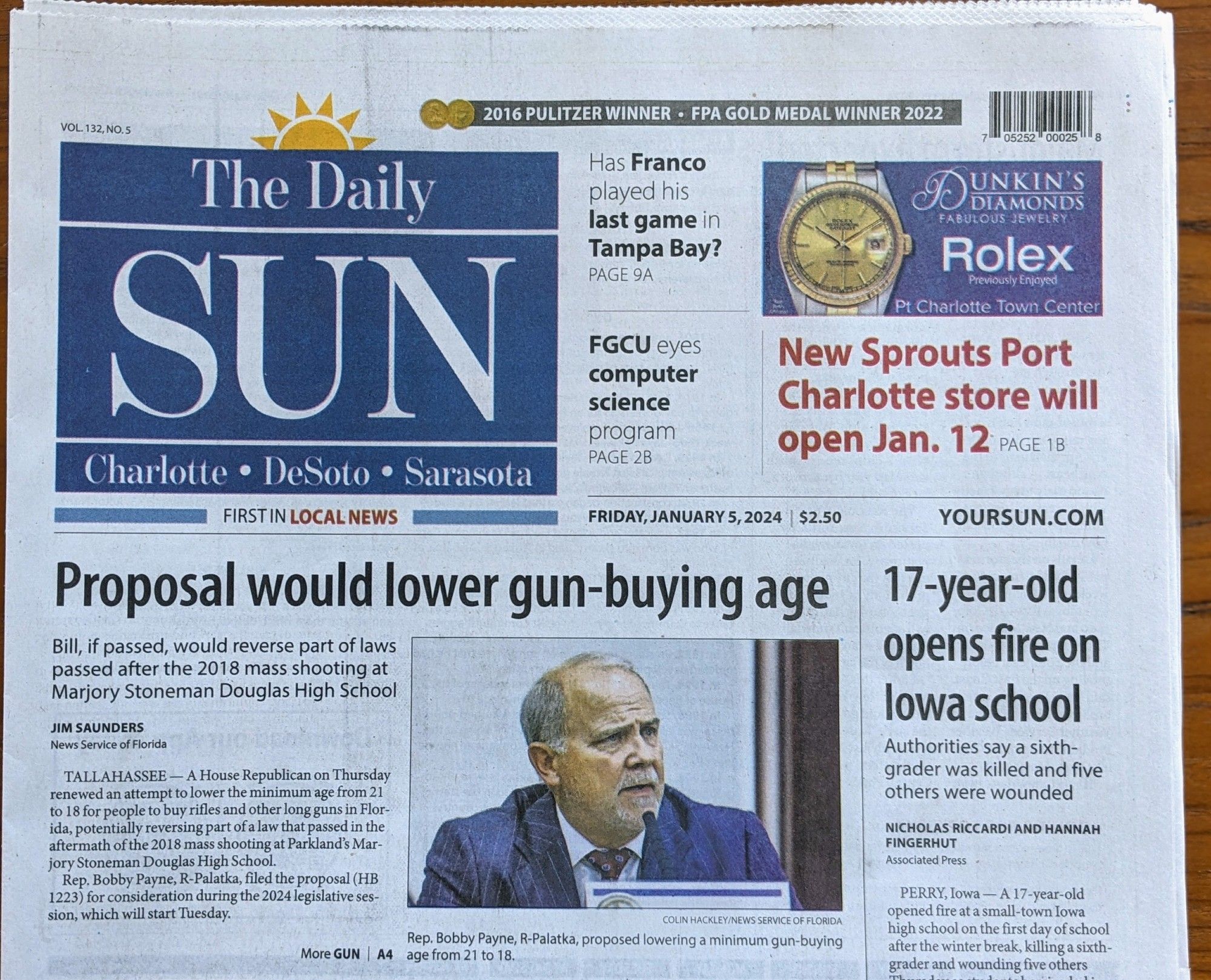 Headline juxtaposition of the day - Vimarsana News