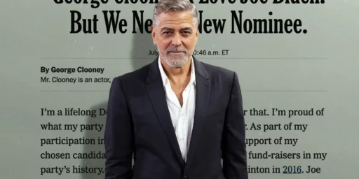Clooney and Pelosi Join 'Replace Biden' Effort
