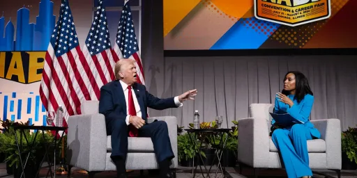 [Former President Trump at the NABJ Conference]